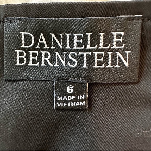 Danielle Bernstein Women's Bra Tank Crop Top SZ 6 Black - Picture 6 of 11